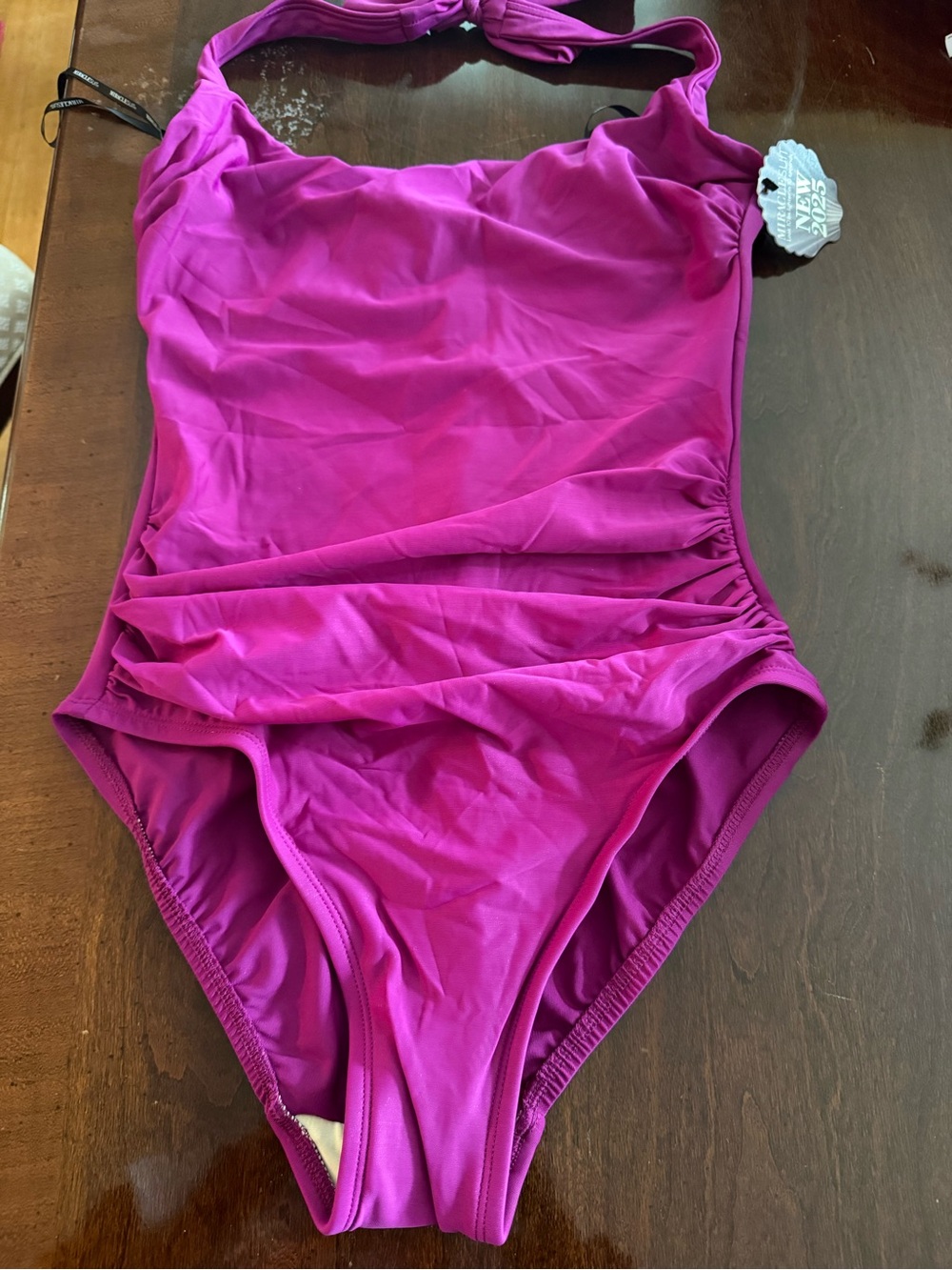Women Magenta One-Piece Swimsuit - Unbranded